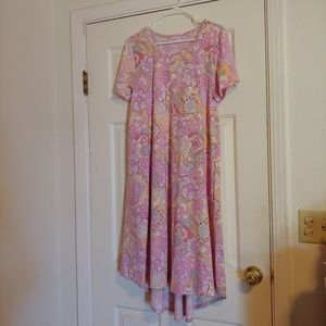 Floral Printed Loose Flowy Dress